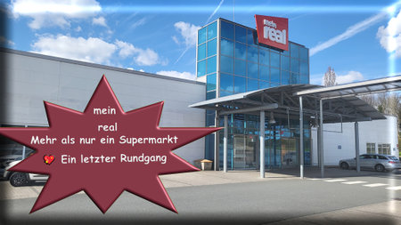 HEILIGENHAUS, NRW, GERMANY - MARCH 25, 2024: Heiligenhaus, Nrw, Germany - March 25, 2024: Real Market - Closeout Sale and Empty Shelves - Symbol of an Era in Transitionのeditorial素材