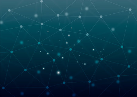 dark digital electronic network backgroundのイラスト素材