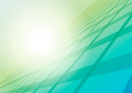 blue green business line backgroundのイラスト素材