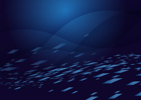 dark blue technology digital backgroundのイラスト素材