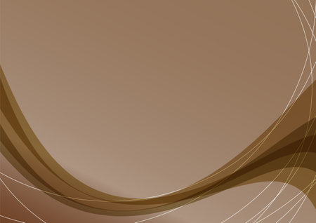 Abstract wave line gold backgroundのイラスト素材