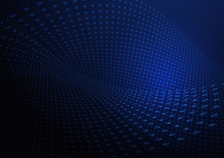 Digital abstract image background of dotsのイラスト素材