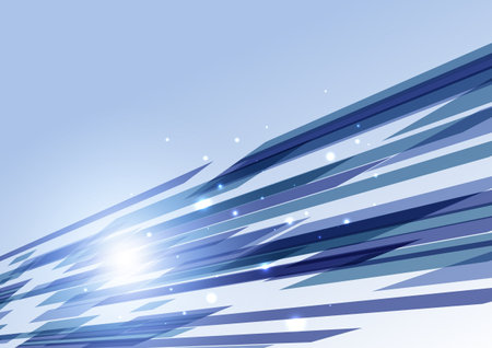 blue speed lines digital backgroundのイラスト素材