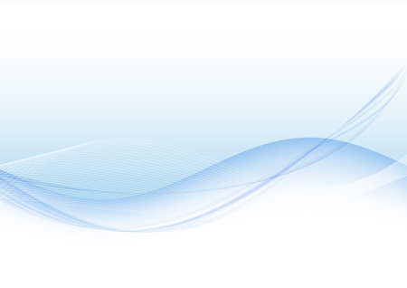 Light blue abstract wave backgroundのイラスト素材