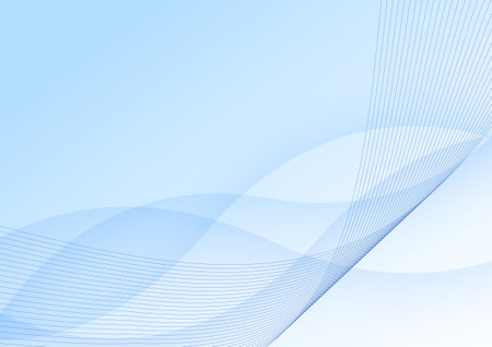 light blue abstract wave backgroundのイラスト素材