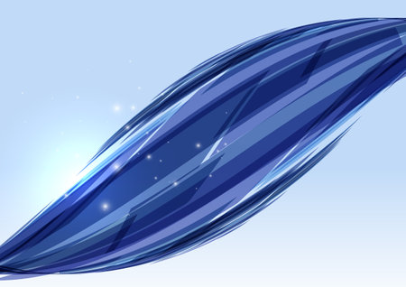 blue digital wave image backgroundのイラスト素材