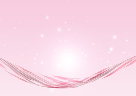pink abstract digital wave backgroundのイラスト素材