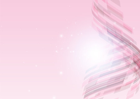 Rotating pink abstract wave backgroundのイラスト素材