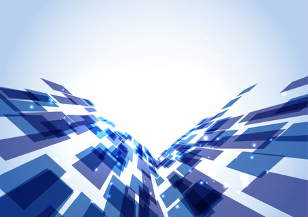 moving forward network image backgroundのイラスト素材