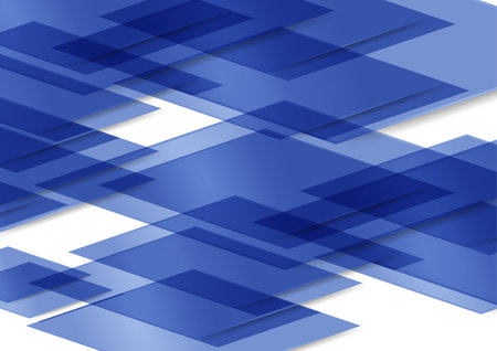 blue geometric digital image backgroundのイラスト素材