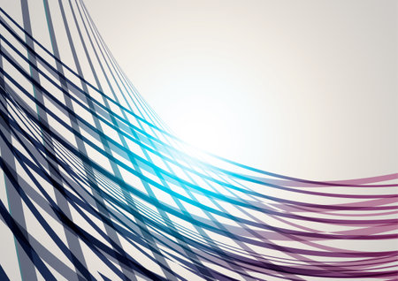 Crossing abstract line image backgroundのイラスト素材