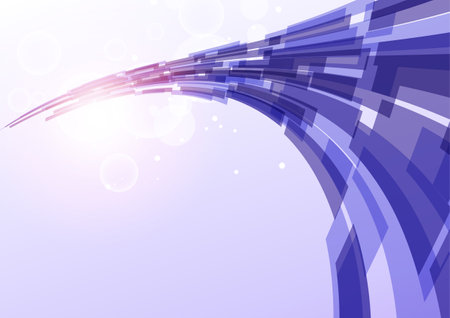 Shining purple digital technology backgroundのイラスト素材