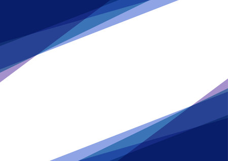 sharp blue line frame backgroundのイラスト素材