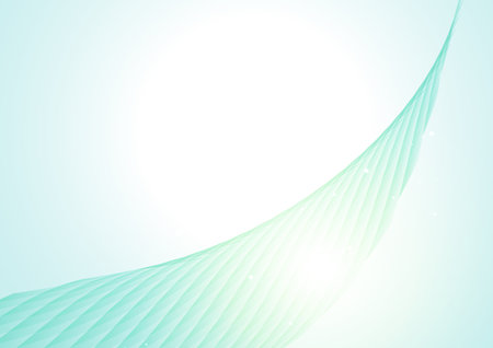 bright green geometric wave backgroundのイラスト素材