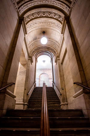 New york public library , one of the most beautiful library in the world in Manhattan , New york city , United States of America - September 1 , 2018のeditorial素材