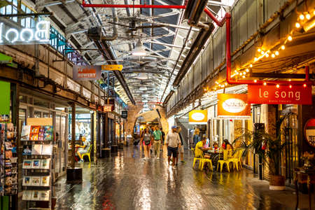 Chelsea market . One of the famous vintage shopping place in Manhattan , New york city , United States of America - September 1 , 2018のeditorial素材