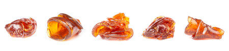 cannabis wax resin isolated on white background panorama collage.の写真素材