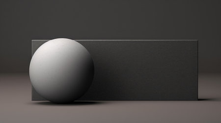 empty gray business card with balloon copy space generative ai.の素材