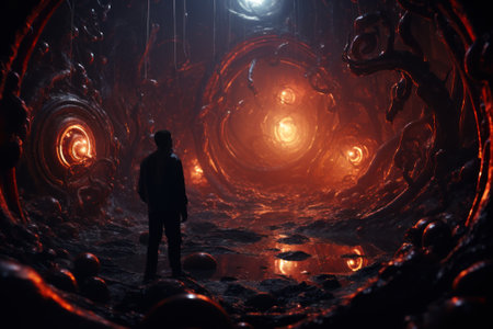 study of the universe world generative ai.の素材