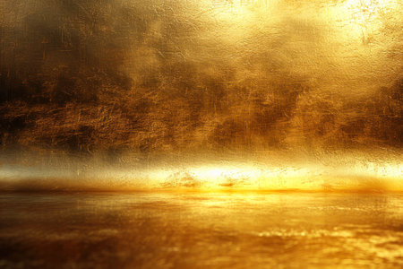 golden shiny light abstract background.の素材