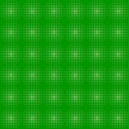 Seamless pattern with halftone elements. Bright green.のイラスト素材