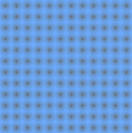 Seamless pattern with halftone elements. Blue .のイラスト素材
