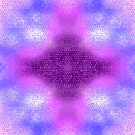 Stain-glass window background. Purple and violetのイラスト素材