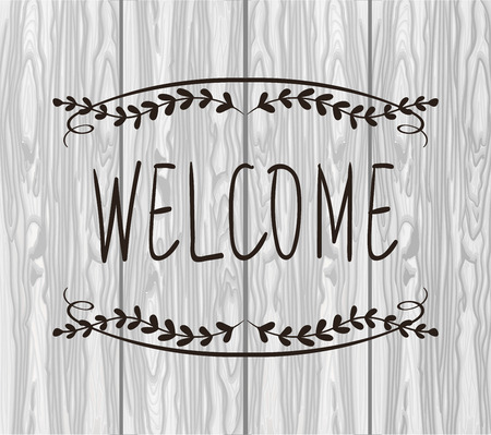 WELCOME card template.のイラスト素材