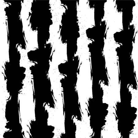 Abstract grunge background with black and white vertical stripes. Grungy stripes.のイラスト素材