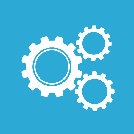 Automation Process Icon, business concept, Flat Design template, VECTOR isolated illustration.のイラスト素材