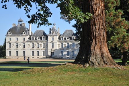 Cheverny Castle With Parcのeditorial素材
