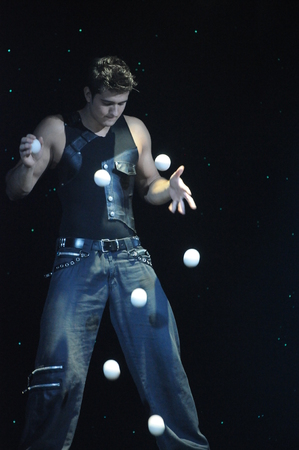 Juggler Performing Liveのeditorial素材