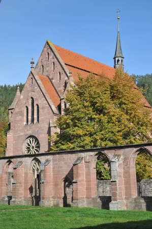 Historic Abbey Site Hirsauの写真素材