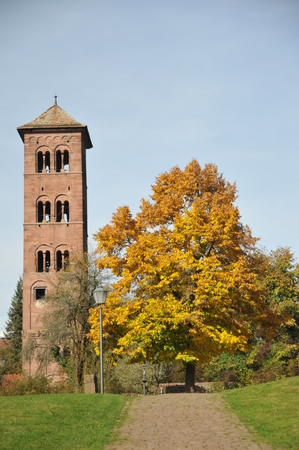 Historical Abbey Site Hirsauの写真素材