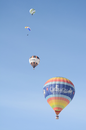 Balloon Festival Chateau DOex 2014のeditorial素材