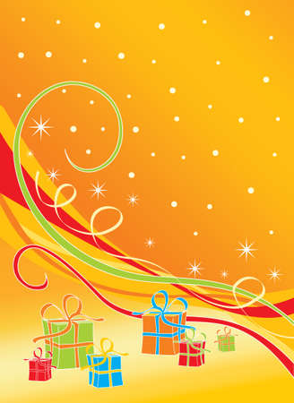 Gifts - Christmas Backroundのイラスト素材