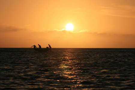 Land Scape, Los Roques Island, Venezuelaの写真素材