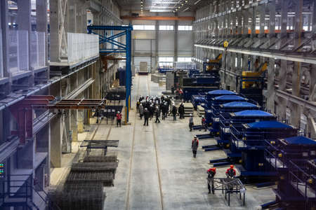 Metal industy factory indoorのeditorial素材