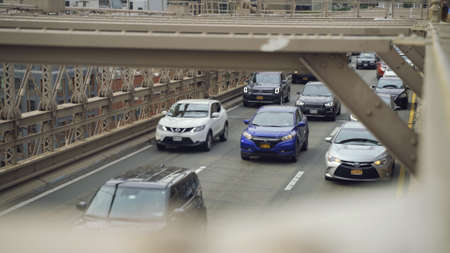 Road Traffic in New Yorkのeditorial素材