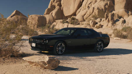 American muscle car Dodge Challengerのeditorial素材