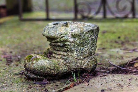 Old stone shoe