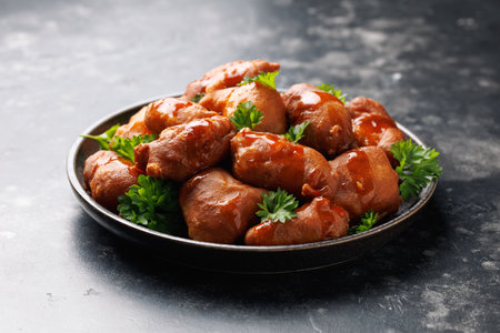 Sweet and Sour Chicken Balls. Take away food