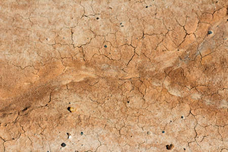 Dry cracked clay texture. Hot climate
