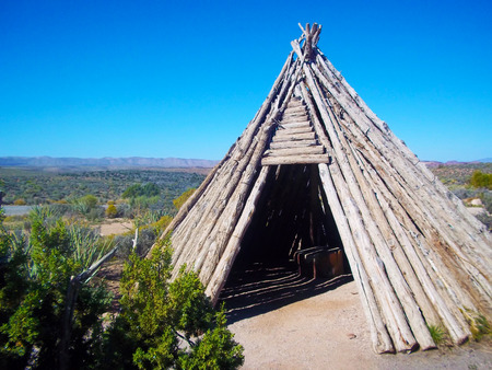 Red indian tent at Eagle-Point, Grand Canyon