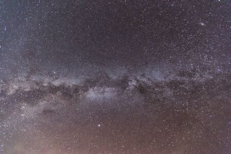 Clearly Milky Way on the night sky.の写真素材