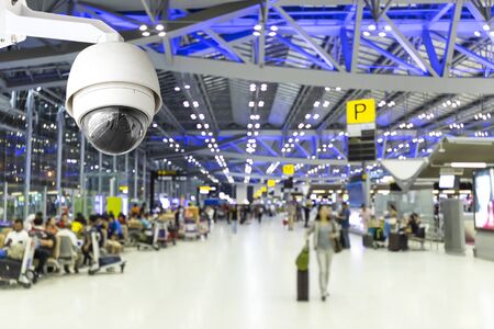 CCTV camera or surveillance operating in air port