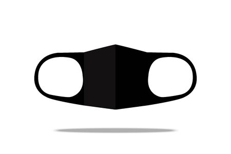 Safety breathing medical respiratory masks, dust protection pm2.5 respirator or Coronavirus (CoVID-19) prevention face mask.のイラスト素材