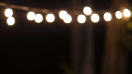 Vintage lights at night. Background.