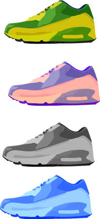 Running Shoesのイラスト素材