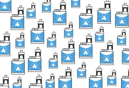 electronic cigarette color background vaping. Vector illustration of vapeのイラスト素材